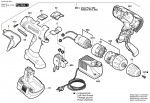 Bosch 0 603 940 525 Psr 12 Ve-2 Cordless Screw Driver 12 V / Eu Spare Parts